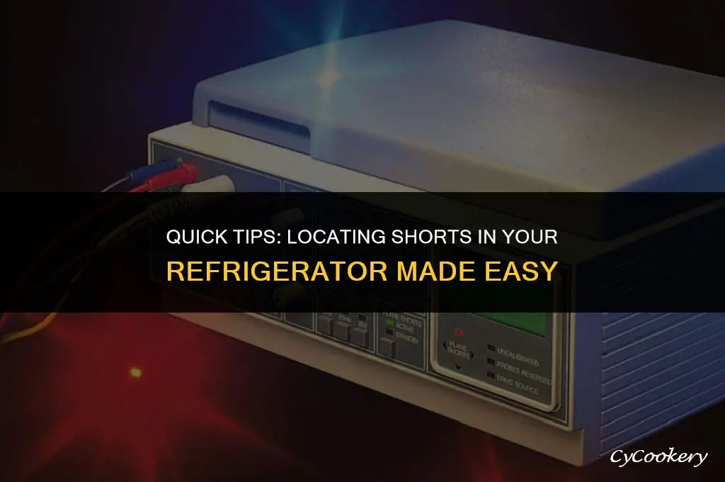 how to find a short in a refrigerator