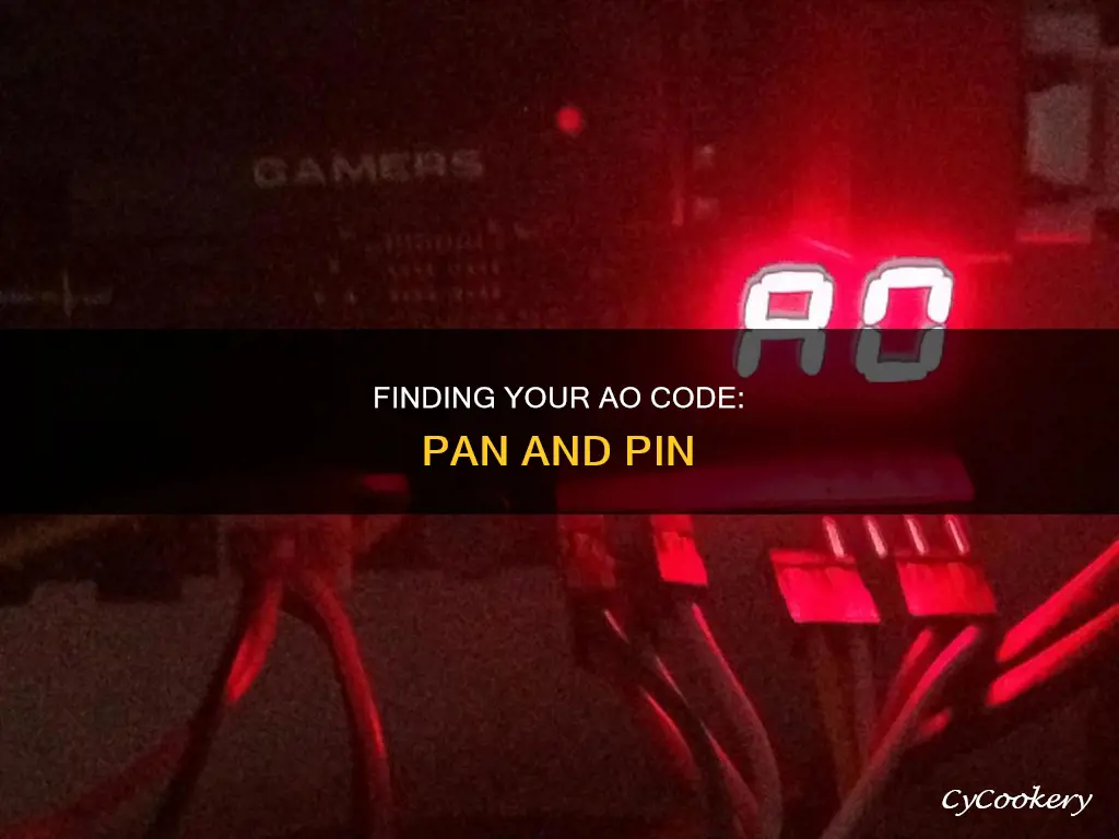 how to find ao code by pin code for pan