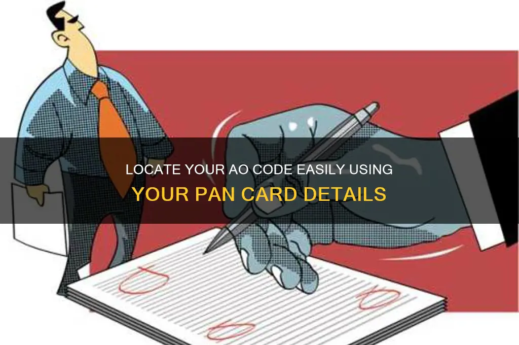 how to find ao code using pan card