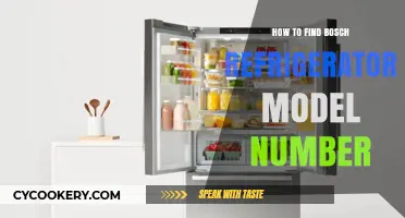 Locate Your Bosch Fridge Model Number: A Quick Guide