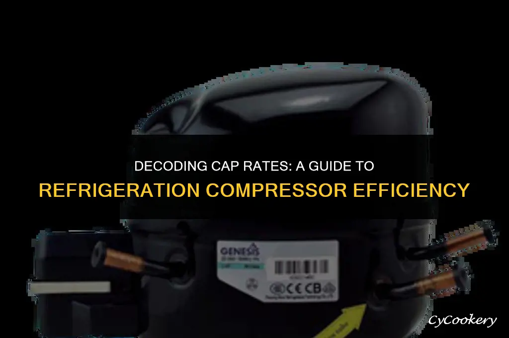 how to find cap rate for refrigeration compressors