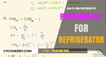 Optimizing Efficiency: A Guide to Calculating Your Refrigerator's Coefficient of Performance