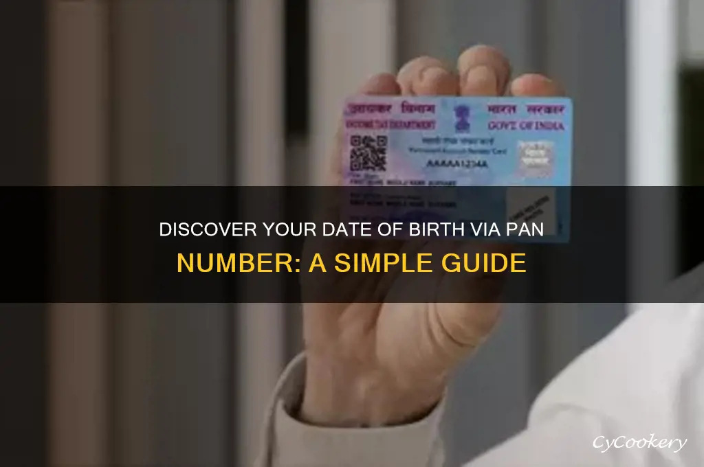how to find dob using pan number