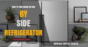 Locating the Drain on Your Side-by-Side Refrigerator: A Quick Guide