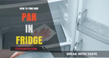 Finding the Drip Pan in Your Fridge