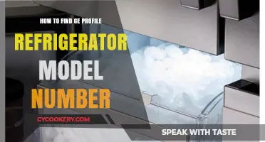 Locate Your GE Profile Refrigerator Model Number: A Simple Guide