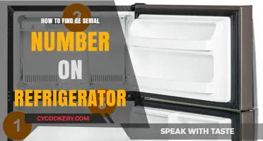 Locating Your GE Refrigerator's Serial Number: A Simple Guide