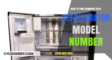 Kenmore Elite Refrigerator Model Number: A Quick Identification Guide