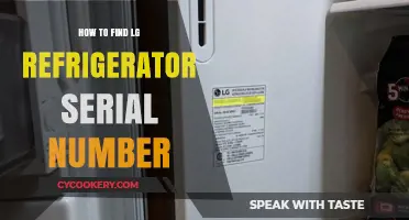 Locate Your LG Refrigerator Serial Number: A Quick Guide