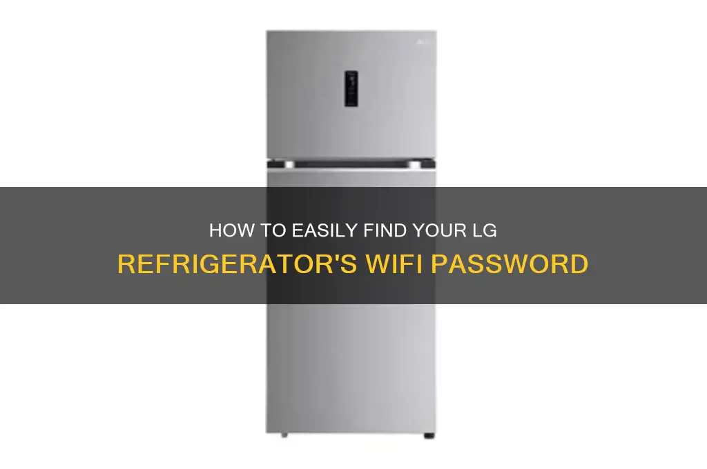 how to find lg refrigerator wifi password
