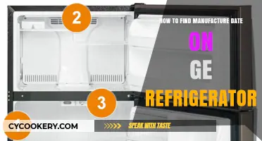 Locate Your GE Refrigerator's Manufacture Date: A Quick Guide