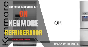 Locate Your Kenmore Fridge's Manufacture Date: A Quick Guide