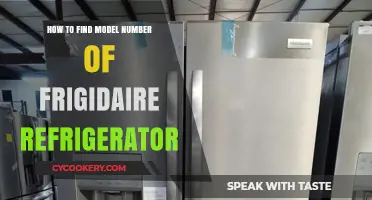 Locate Your Frigidaire Refrigerator Model Number: A Quick Guide