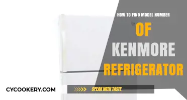 Locate Your Kenmore Fridge Model Number: Quick Identification Guide