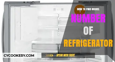 Locate Your Fridge's Model Number: A Quick Identification Guide
