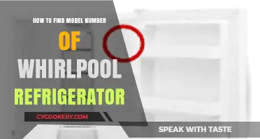 Locate Your Whirlpool Fridge Model Number: A Quick Guide
