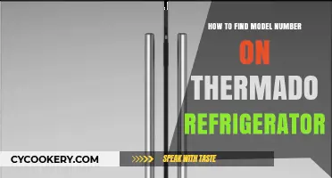 Locate Your Thermador Refrigerator Model Number: A Quick Guide