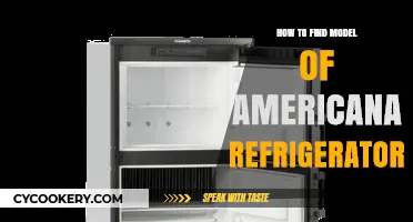 Finding Your Americana Refrigerator Model: A Quick and Easy Guide