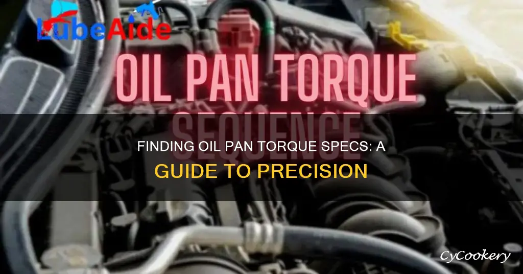 how to find oil pan torque specs