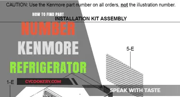 Locate Your Kenmore Refrigerator Part Number: A Quick Guide