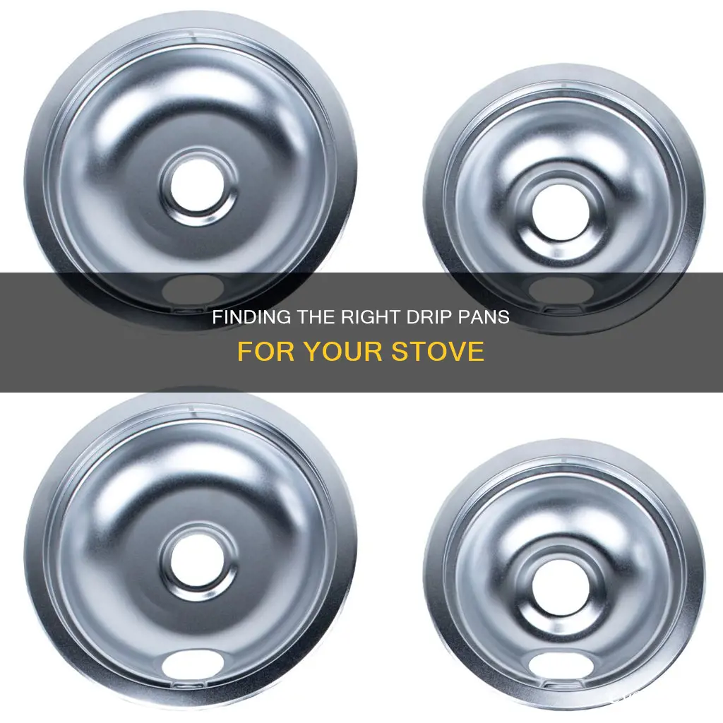 how to find replacement drip pans