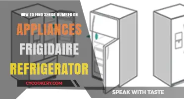 Locate Your Frigidaire Refrigerator Serial Number: A Quick Guide