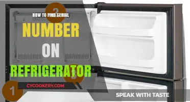 Locate Your Fridge's Serial Number: A Quick and Easy Guide