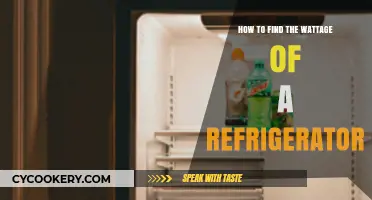 Quick Guide: Determining Your Refrigerator's Wattage Easily