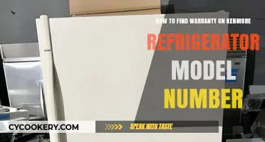 Locate Kenmore Refrigerator Warranty Using Model Number: A Quick Guide