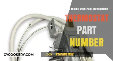 Locating Your Whirlpool Refrigerator Thermostat Part Number: A Simple Guide