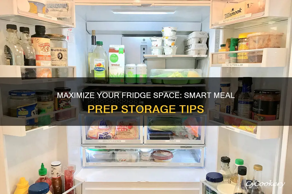 how to fit meal prep in refrigerator