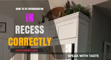 Perfectly Fitting Your Refrigerator in a Recess: A Step-by-Step Guide