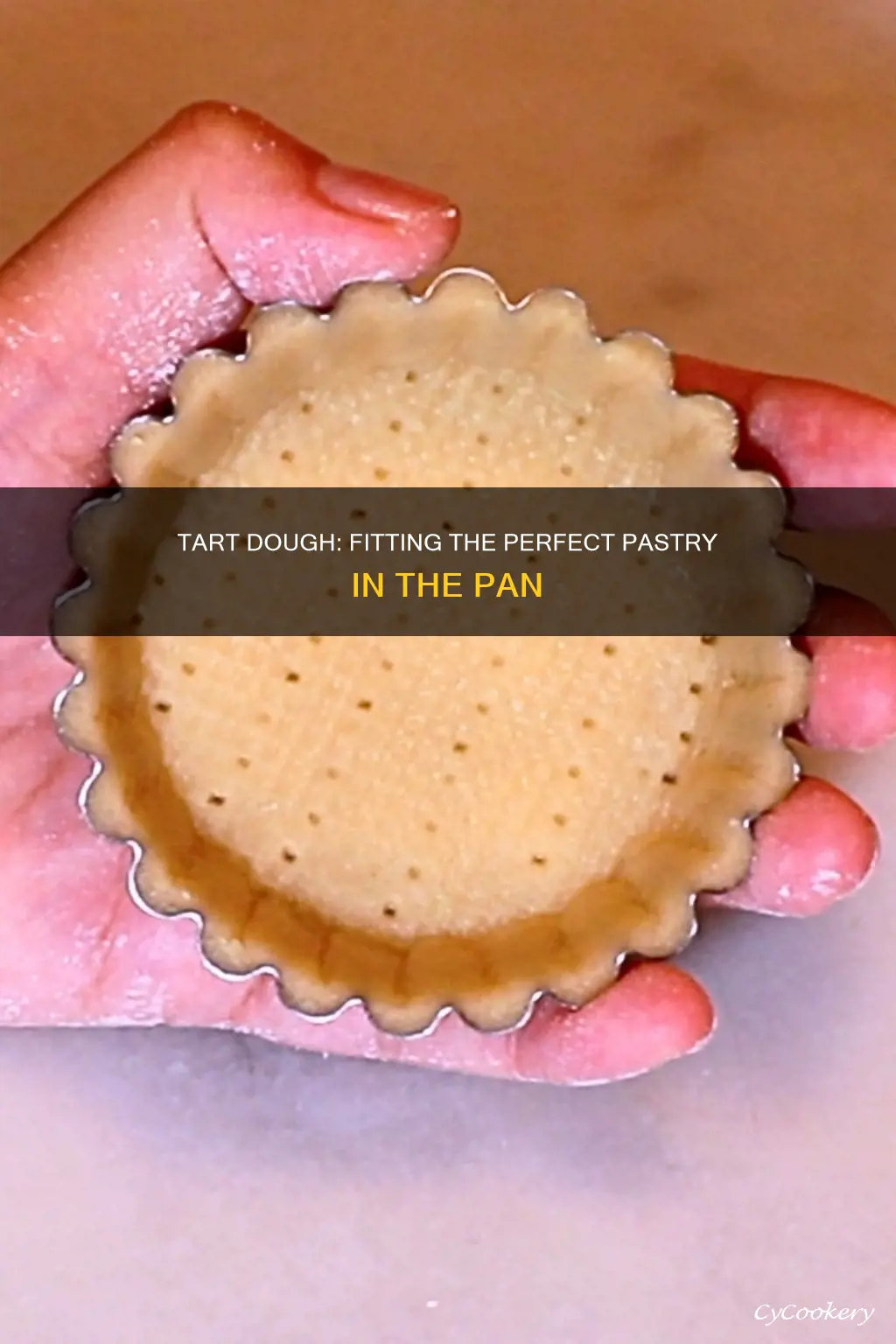 how to fit tart dough in pan