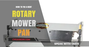 Straightening Bent Rotary Mower Pans: DIY Guide