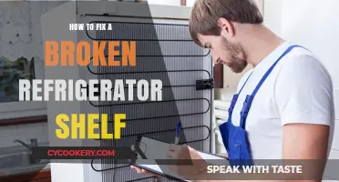 Quick DIY Guide: Repairing a Broken Refrigerator Shelf Easily