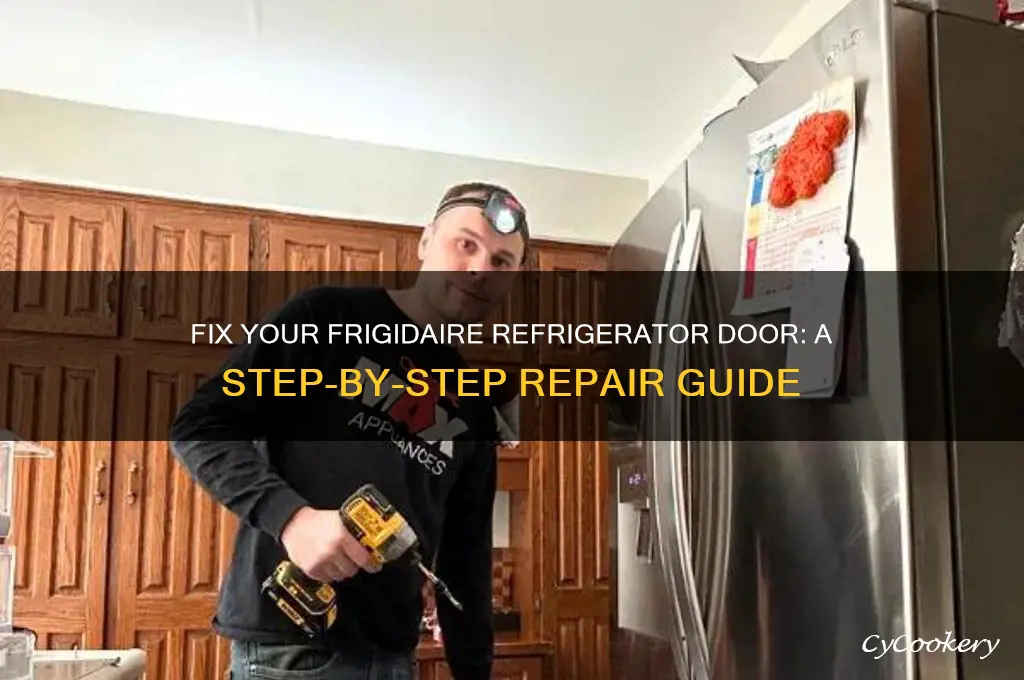 how to fix a frigidaire refrigerator door
