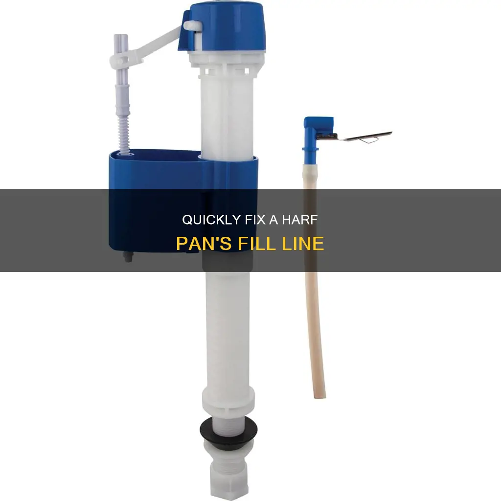 how to fix a harf pan lfill line