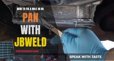 JB Weld Oil Pan Repair: Plug Hole, Prevent Leak