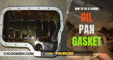 Fixing a Leaking Oil Pan Gasket: DIY Guide