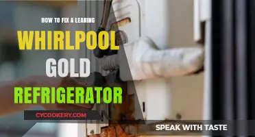 Quick Fixes for a Leaking Whirlpool Gold Refrigerator