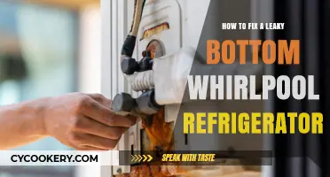 Solving the Mystery: Fixing a Leaky Bottom Whirlpool Fridge