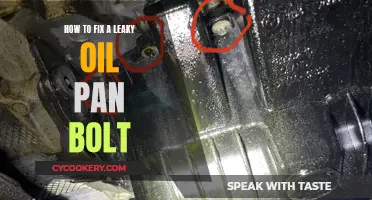 Fixing a Leaky Oil Pan Bolt: Tightening the Seal