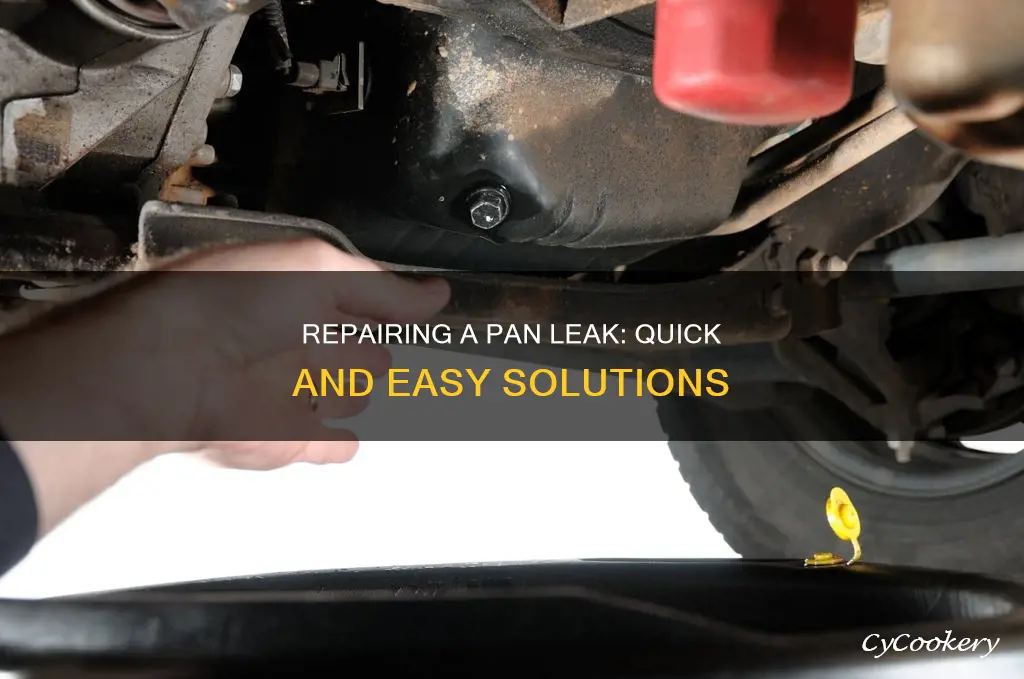 how to fix a pan leak