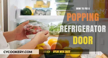 Quick Fixes for a Popping Refrigerator Door: DIY Solutions