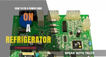 Troubleshooting Your Fridge: A Guide to Fixing Power Card Issues