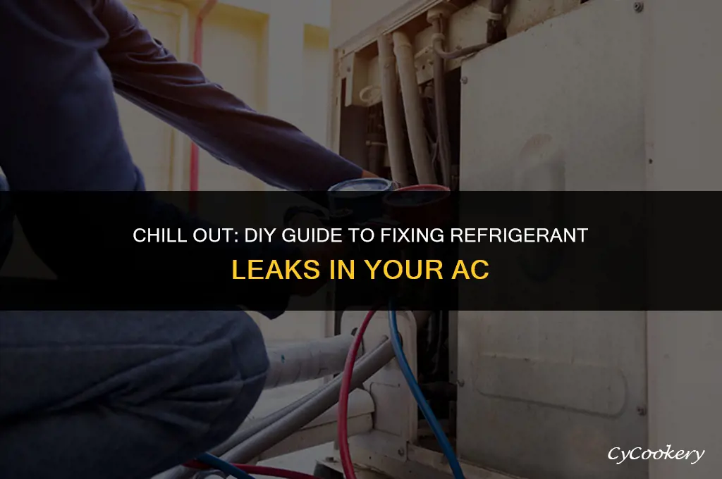 how to fix a refrigerant leak in ac