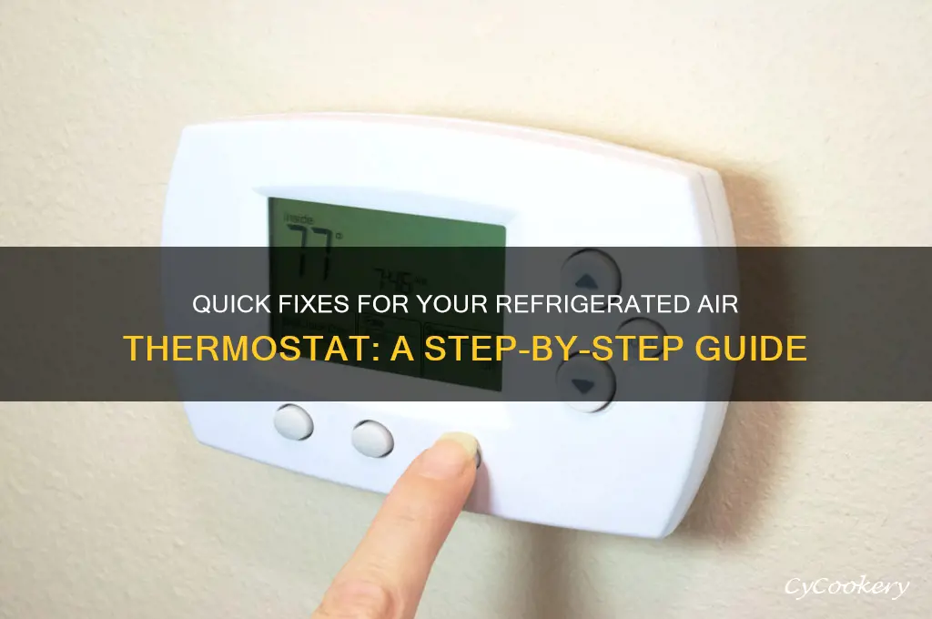 how to fix a refrigerated air thermostat