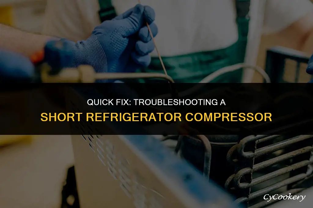 how to fix a refrigerator compressor that its short