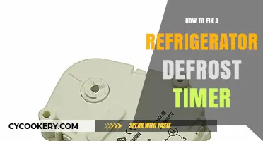 Quick Guide to Repairing Your Refrigerator's Defrost Timer Easily