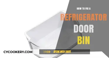 Quick DIY Guide: Repairing Your Refrigerator Door Bin Easily